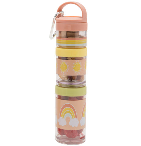 Rainbows & Sunshine Twist & Snack Stacker – Little Red Hen