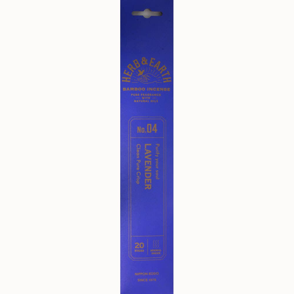 Herb &amp; Earth Incense 20 Sticks - Lavender (Pack of 12)