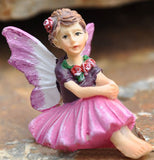 Seated Elle Rose Fairy