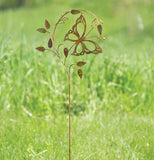 The "Butterfly on a Branch" Garden Stake makes a great scenery outside the yard. 