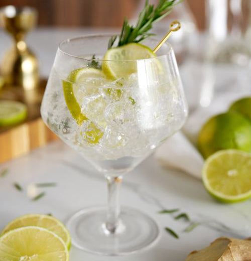 "Raye Angled Crystal" Gin &amp; Tonic Glasses (Set of 2)