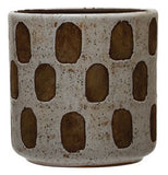 Distressed White Terracotta Planter