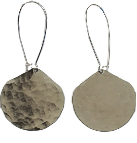 Crescent Moon Earrings, Nickel