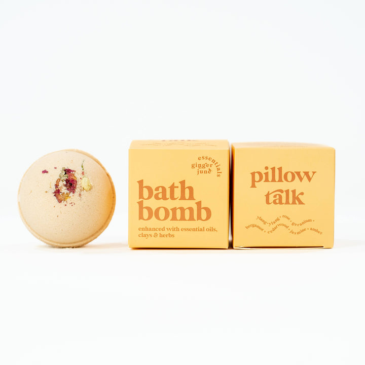 PILLOW TALK • 100% BOTANICAL BATH BOMB •