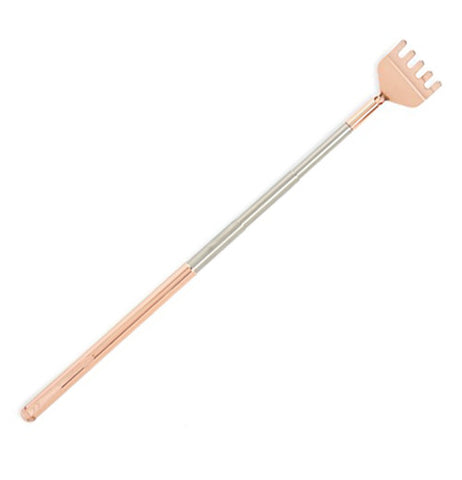 Copper and silver back scratcher. 