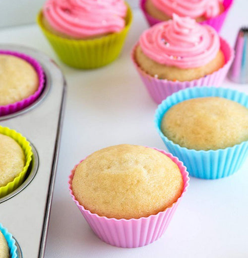 Bakelicious Silicone Bake Cups (Set of 12)