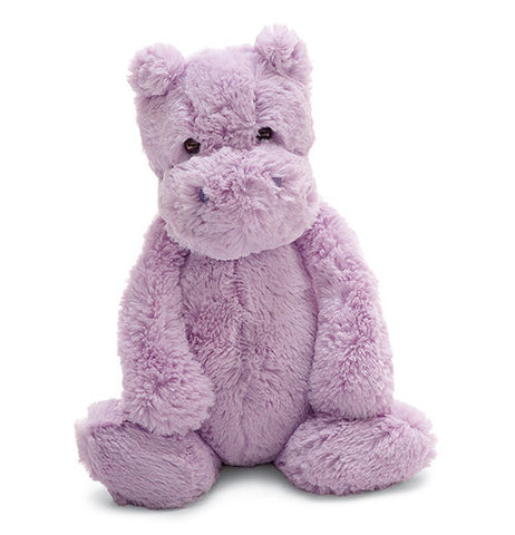 The Medium, Bashful "Liac Hippo" is the softest and floppiest toy hippo you'll ever meet in silky smooth purple fur. 