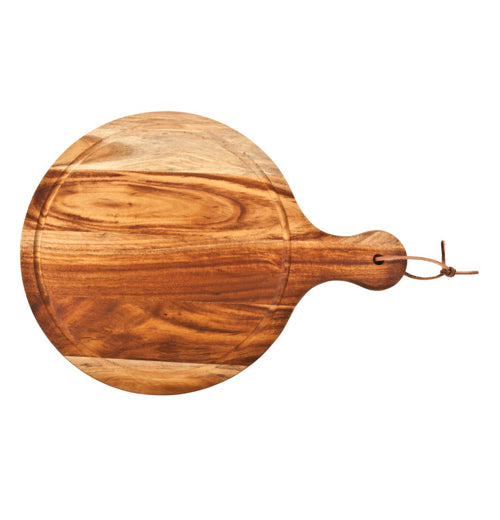 "Acacia Wood" Artisan Cheese Paddle