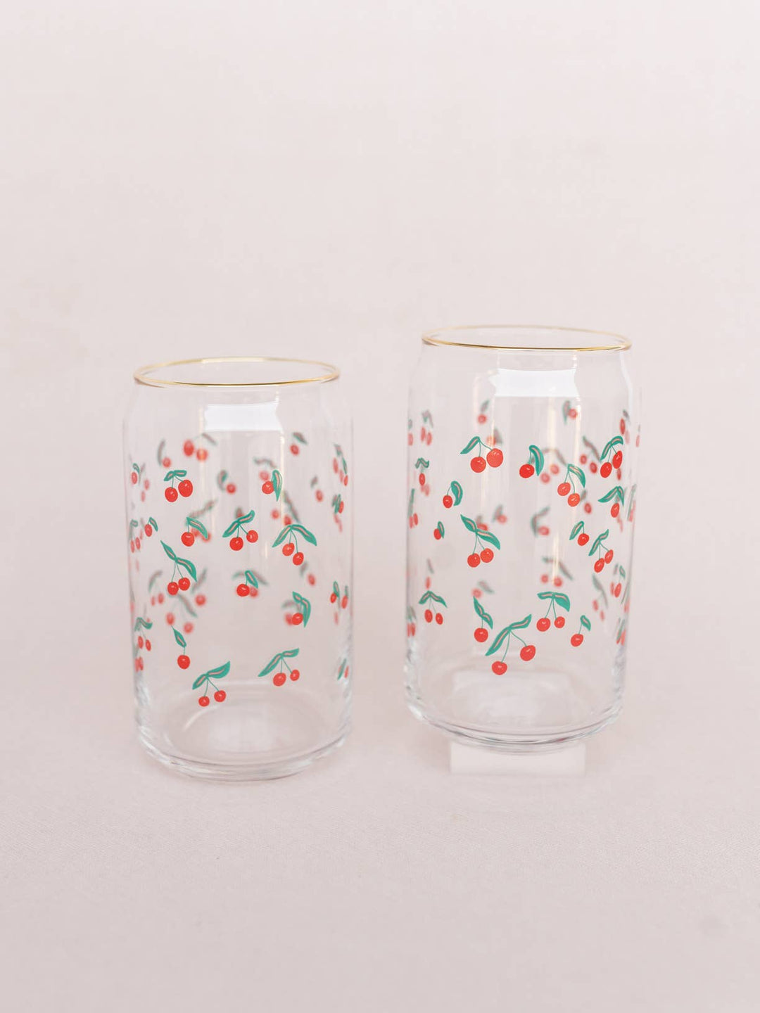 Cherry Fizz 16 Oz Soda Can Glass