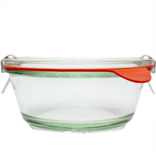 Glass Bowl with Lid