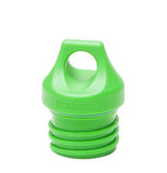The green silicone loop lid is shown on its own.
