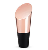 copper bottle stopper with black silicone base
