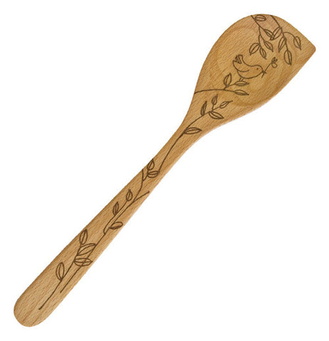 Talisman Designs Corner Spoon, Solid Beechwood “Nature” – Little