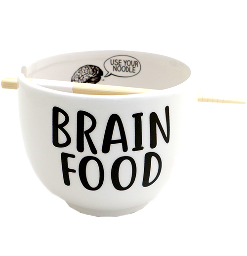 Brain Food Chopstick Bowl