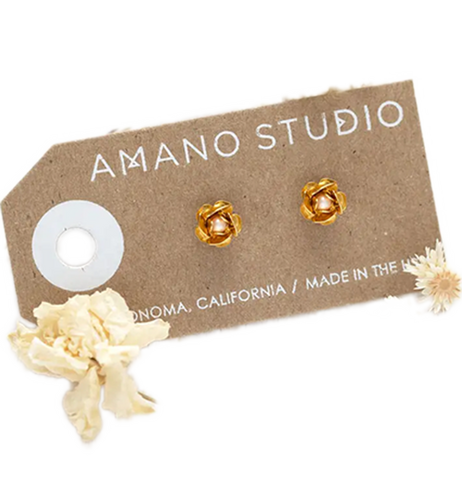 Sonoma Rose Stud Earrings