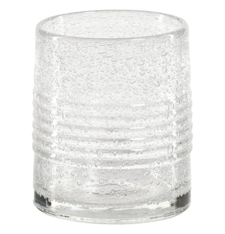 Zodax Fasano Bubble Glass Double Old Fashioned Glass