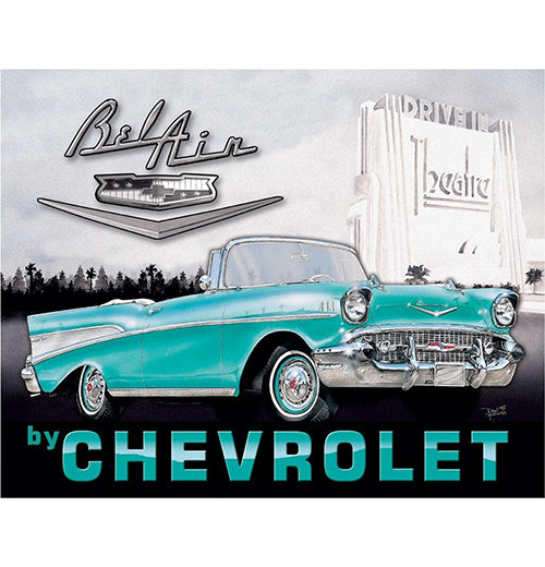 Chevrolet Bel Air Tin Sign