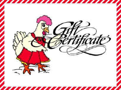 Little Red Hen Gift Card