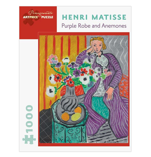 Puzzle, Henri Matisse: "Purple Robe &amp; Anemones" - 1000 Pieces