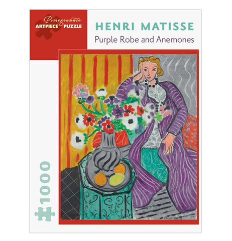 Puzzle, Henri Matisse: "Purple Robe & Anemones" - 1000 Pieces