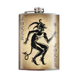 Flask "Joker" Playing Card