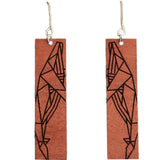 Kohola Breach Wood Earrings