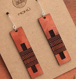 Outrigger Wood Earrings