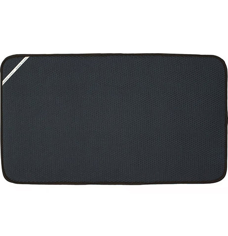 Black Jumbo Dish Drying Mat