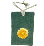 Handmade Small Floral Ceramic Wall Hanging