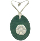 Handmade Small Floral Ceramic Wall Hanging