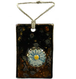 Handmade Small Floral Ceramic Wall Hanging