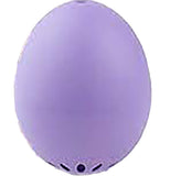 A purple egg shaped egg-timer.