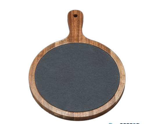 Acacia &amp; Slate Serving Board