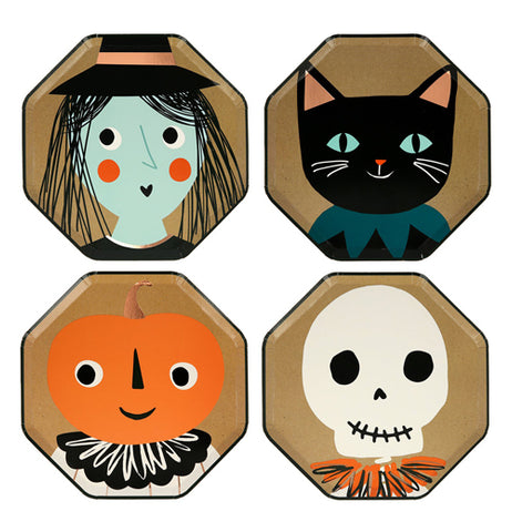Paper Plates, "Vintage Halloween"(Set of 8)