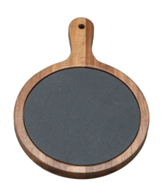 Acacia &amp; Slate Serving Board