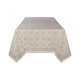 Block Print Lotus Tablecloth