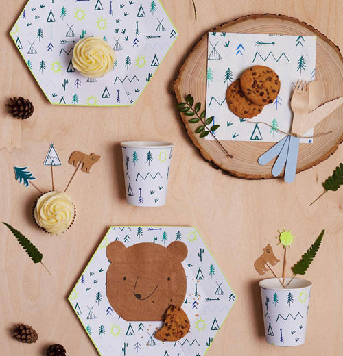 Plates, Large Paper (Set of 12) "Let&