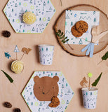 Plates, Large Paper (Set of 12) "Let's Explore"