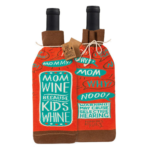 Bottle Sock "Mom Wine"