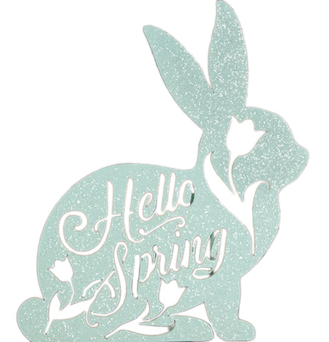 Hello Spring Bunny Sign