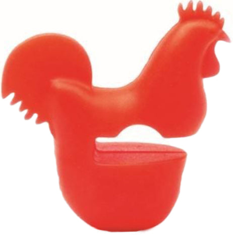 Rooster Pot Cup Spoon Holder