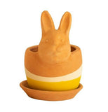 Clay Bunny Planter