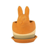 Clay Bunny Planter