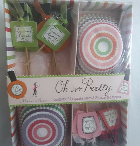The close-up of the "Oh, So Pretty" Cupcake Kit. 