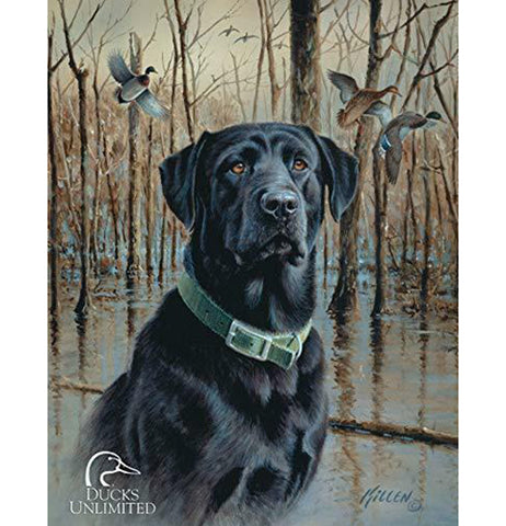 Ducks Unlimited Dogs Tin Sign