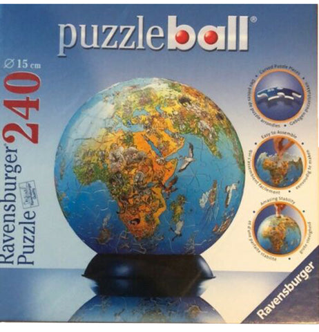 Vintage Globe Puzzle Ball