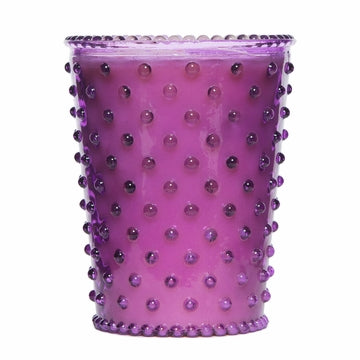 Hobnail Glass Candle