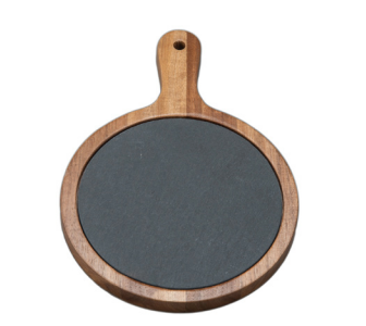Acacia &amp; Slate Serving Board