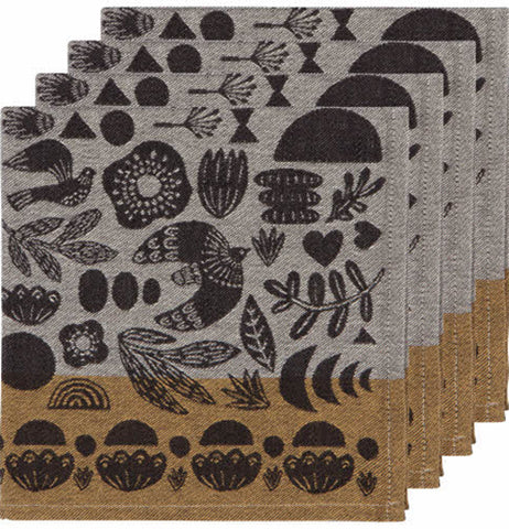 Set of 4 Jacquard Napkins