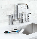 Steel-Dispensing Dish Brush